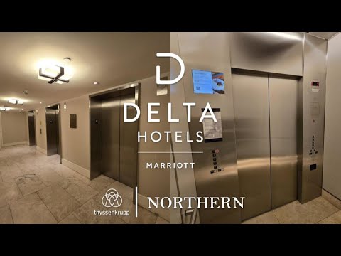 EPIC BRAKES! TK Northern TIME MRL traction elevators at the Delta Hotel in Toronto ON