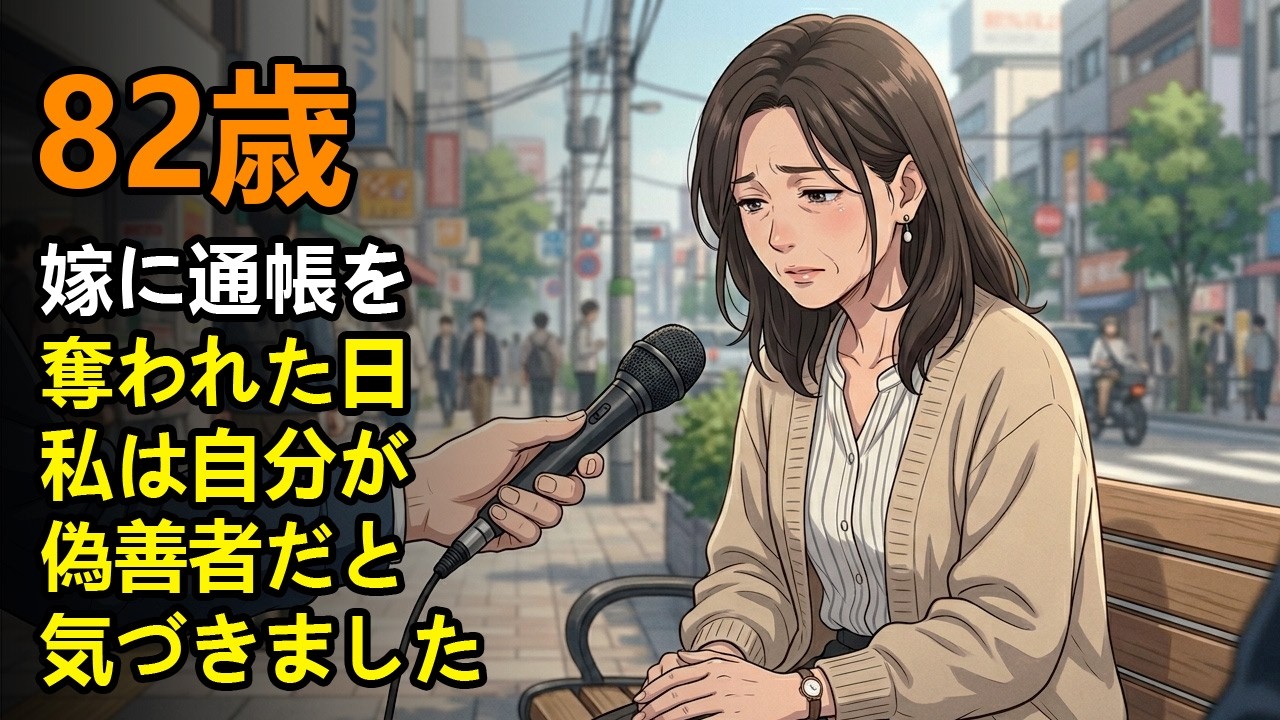 82歳、嫁に通帳を奪われた日、私は自分が偽善者だと気づきました