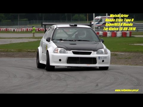 Wolski Artur - Honda Civic Type R - SuperOES 8 Runda  Tor Kielce 13-08-2016