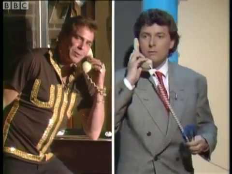 Darts 'over de telefoon' in 1989 (met Bobby George)