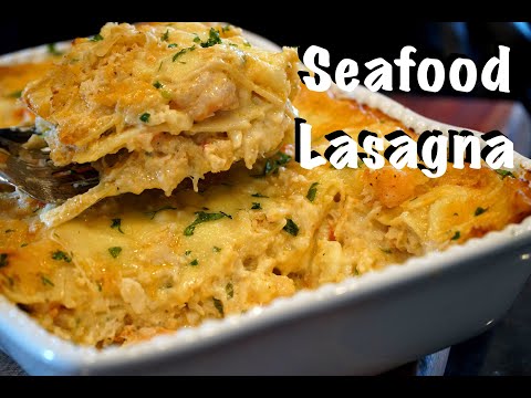 How To Make Seafood Lasagna - Delicious Lasagna Recipe #Lasagna #MrMakeItHappen