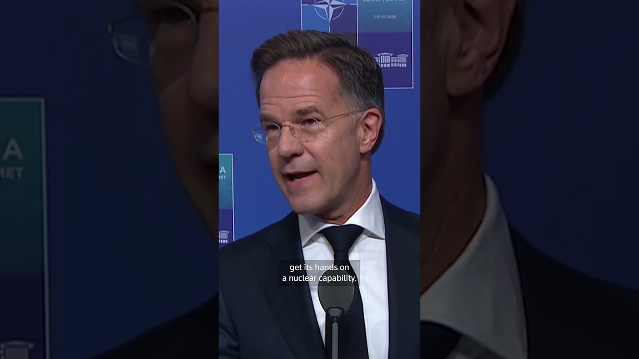 Video | NATO chief backs US strikes on Iran