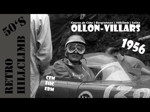 Ollon-Villars Hillclimb 1956 | Retro TV | European Hill Climb Championship | Switzerland | Dätwyler