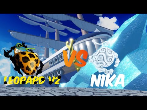 LEOPARDV2 VS NIKA [FRUIT BATTLEGROUNDS RANKED GAMEPLAY]