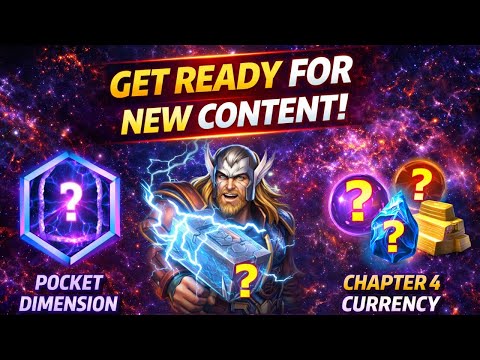 Pocket Dimension, Thunderstrike Raids, and Chapter 4 Store COMING! MARVEL Strike Force