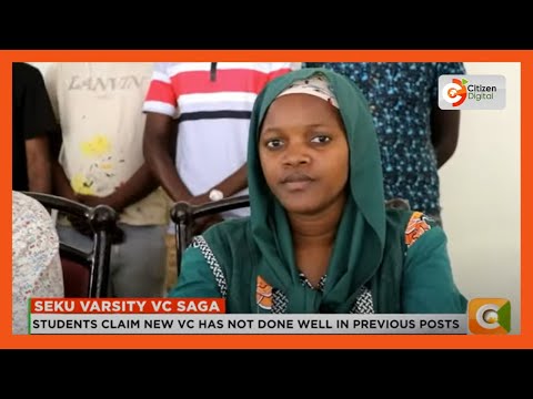 South Eastern Kenya university students reject new VC, accuse him of incompetence