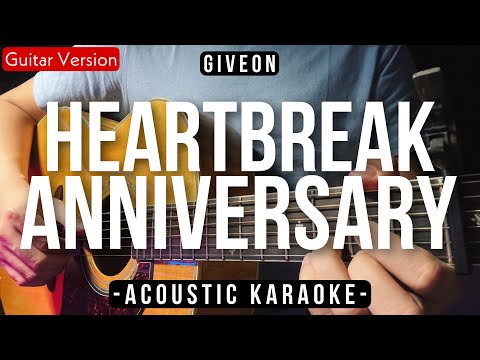 Heartbreak Anniversary - Giveon [Karaoke Acoustic] HQ Audio