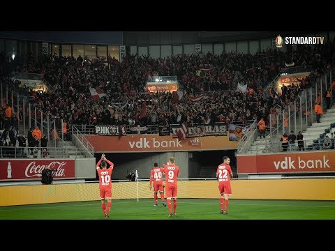 Les Rouches et leur public après la victoire à La Gantoise ✌