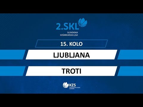 Ljubljana : Troti - 15. kolo - 2. SKL za moške - Sezona 2019/20 - 4/4