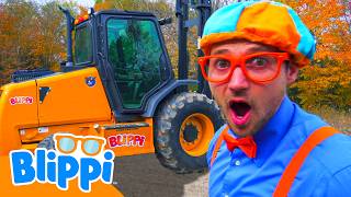 Blippi Visita um Canteiro de Obras! 👷🏻 HORA DO BLIPPI BRASIL! | Vídeos Educativos para Crianças