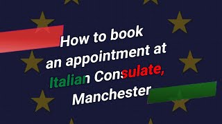 How to book an appointment at Italian Consulate for Passport Renewal!