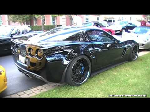 Heavily Modded "Batman" 427 Corvette w/ Corsa Proformance Exhaust - Details