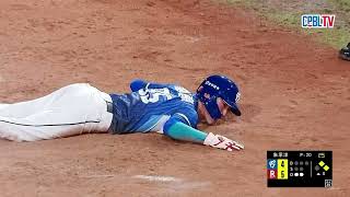 [討論] 昨天吱邦戰的這個本壘攻防轉播…..