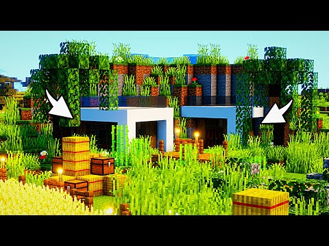 Modern Houses in Minecraft: Timelapse