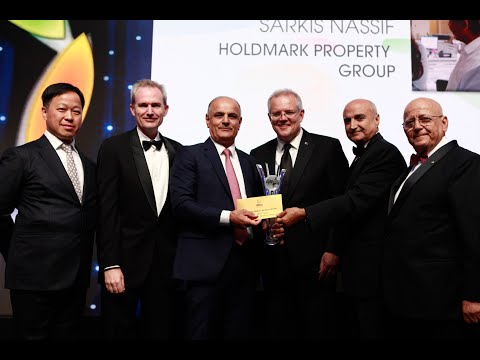 EBA 2019 Sarkis Nassif of Holdmark Property Group Winner of Henry Ngai Med-Lrg business award Speech