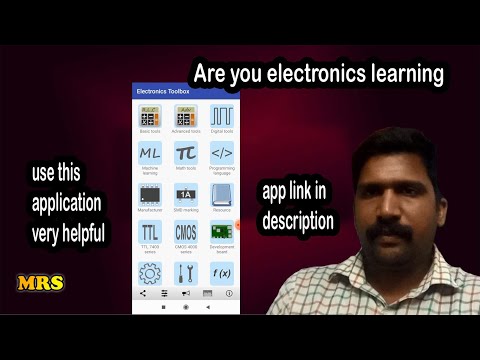 helpful app for electronics learning #MRS Electronics #053