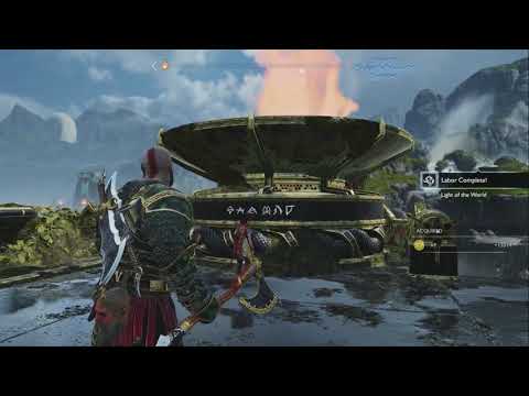 God of War[PS4] pt 136: Daudi Munr Troll Fight, Jotunheim Brazier and Mimir Other Eye
