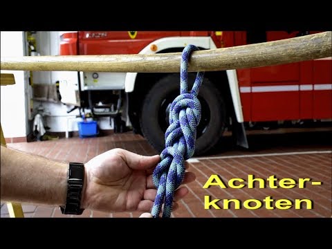 Knoten und Stiche der Feuerwehr: Der Achterknoten