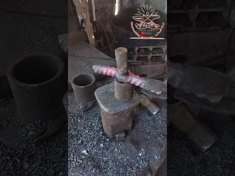 #copper #medievalblacksmith #blacksmithing #wood #forgedfromiron #blacksmith