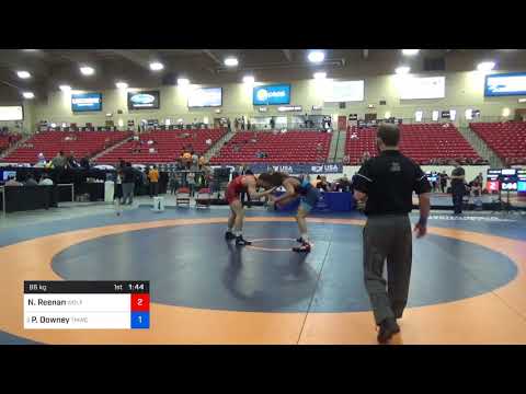 2018 Marine Corps US Open/Senior Men's Freestyle 86 Con 4 - Nick Reenan (Wolf) Vs. Pat Downey (TMW
