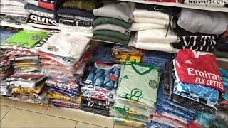 A visit to a Clothes shop Dejavue Sports Wear in Icmeler, Turkey 5 Miles from Marmaris ...