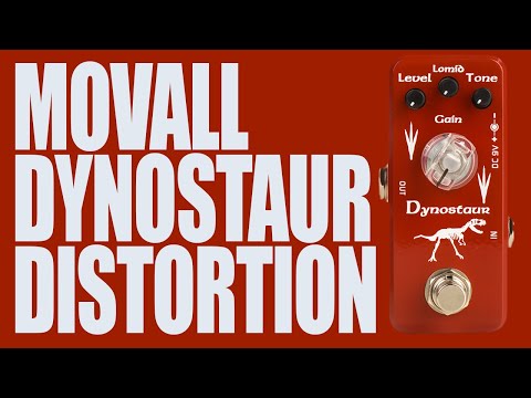 Movall Audio : Dynostaur Distortion mini pedal - a BearFoot Dyna Red clone, 2020s image 5