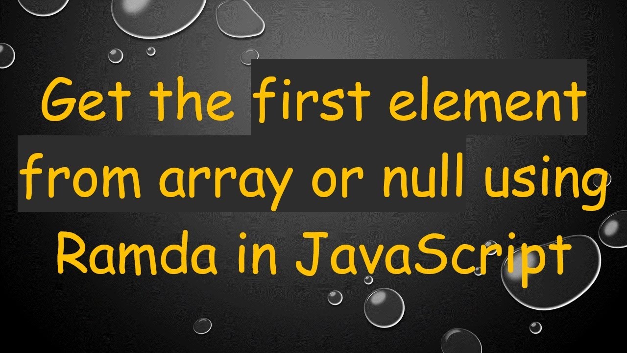 Get the first element from array or null using Ramda in JavaScript