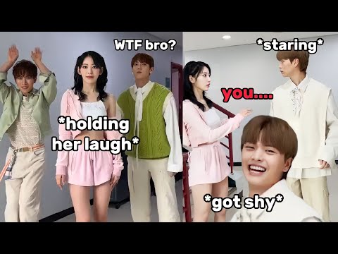 Sungjae got so shy because of Sakura (ft. Kkura funny interaction with BTOB)