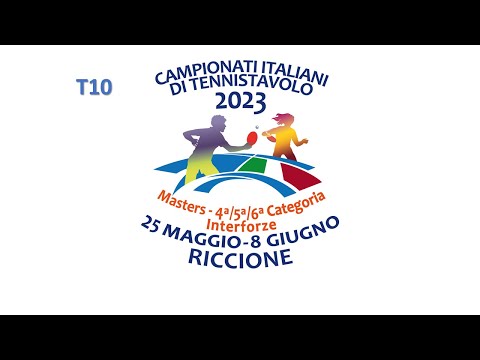 Campionati Italiani di Categoria 2023 - Riccione - Singolo Maschile 5^ - T10 - SF