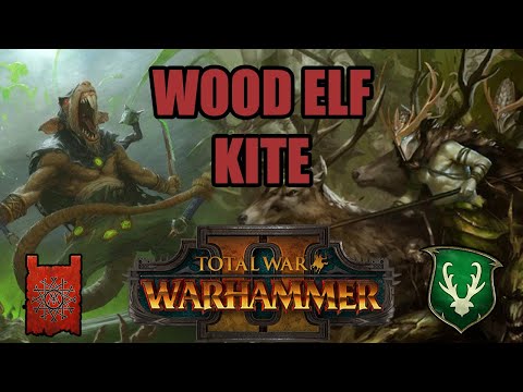 Kite and mouse game | Skaven vs Wood Elves | Total War: Warhammer 2