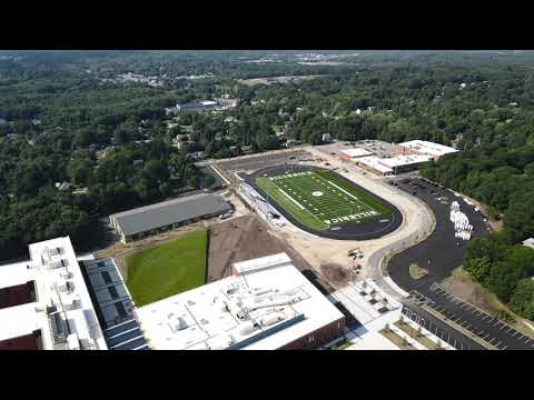 New Billerica Memorial High School - Drone Flyover with DJI Mavic Air 2