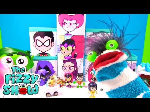 Unboxing Teen Titans Go Boxes with Robin Starfire & Raven Toys