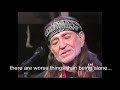 Willie Nelson - There are worse things than being alone (with lyrics)