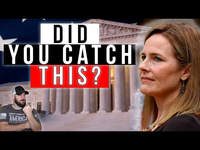 HIGHLIGHT REEL: Justice Barrett Points Out Idiocy of ATF Argument In SCOTUS Yesterday...