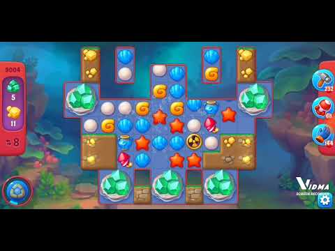Fishdom. 9004 hard level no boosters and diamonds. 13 moves