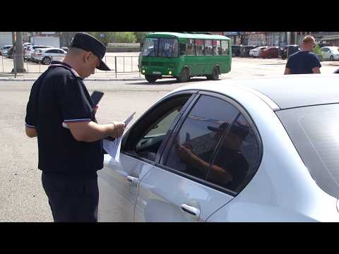 Рейд по выявлению излишне затонированных машин провели в Бийске (07.05.26г., Бийское телевидение)