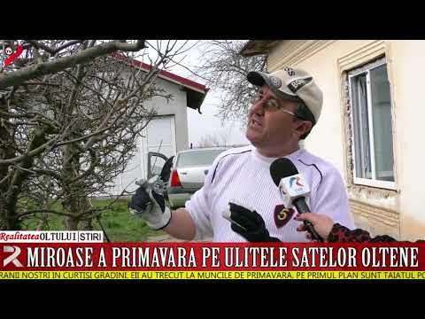 Miroase a primăvară pe ulițele satelor oltene