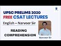 FREE Intensive CSAT Revision UPSC Prelims 2020 English Day 19