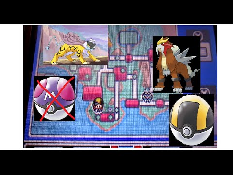 how to catch entei and raikou without a master ball in pokemon soul sliver/heartgold
