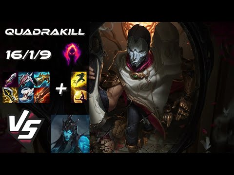BOTTOM Jhin vs Kalista [QUADRAKILL] - NA Grandmaster Patch 14.18