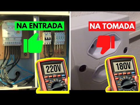 TENSÃO MENOR NA TOMADA! QUEDA DE TENSÃO, OQUE É E COMO RESOLVER?