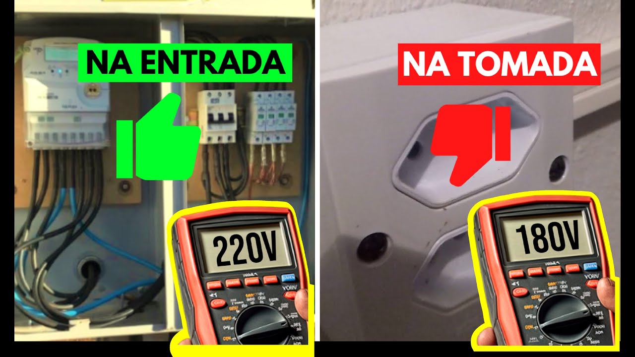 TENSÃO MENOR NA TOMADA! QUEDA DE TENSÃO, OQUE É E COMO RESOLVER?