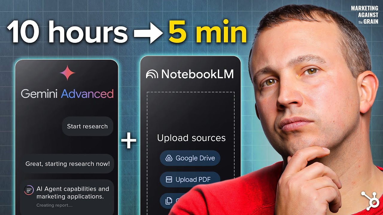How to do 10 hours of research in 20 minutes with Ai (Gemini + NotebookLM)
