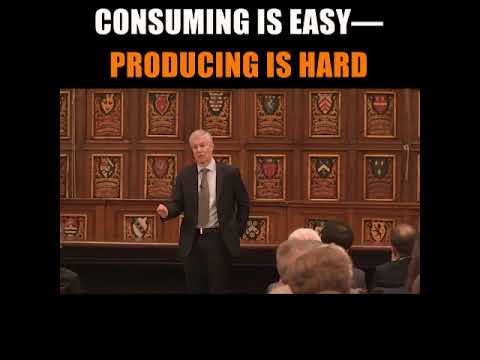 Consuming Is Easy — Producing Is Hard