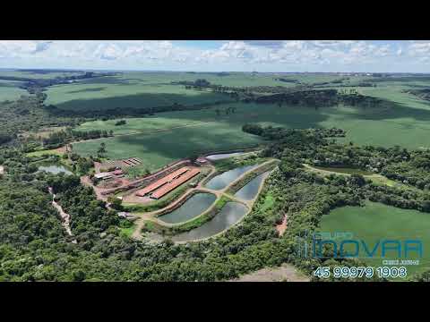 Corbélia-PR | 21 alq | 10 açudes | 2 aviários (20 mil/cada) | solar 150 kWh | 2 PCH aprovadas