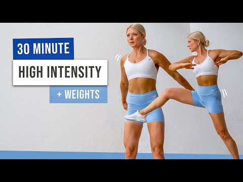 30 MIN HIIT WORKOUT - EMOM Full Body Cardio Workout - With or *Without Weights