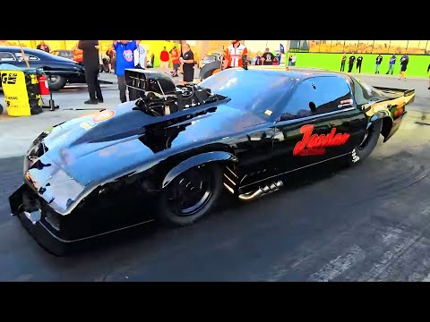 HE JUST SENT IT !! pro mod cars push to the absolute limits !!