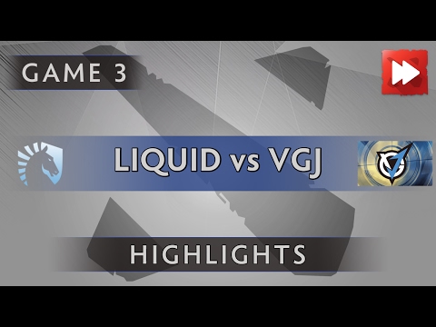 Team Liquid vs Team VGJ [Game 3] SL i-League StarSeries S3 - Dota Highlights