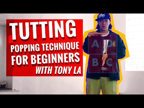 learn the basics of tutting | how to pop for beginners