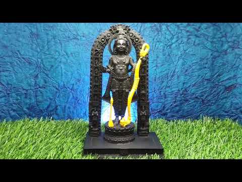 Shri Ram Sri Ramachandra Bhagwan Jai Shri Ram Statue in Fiber video